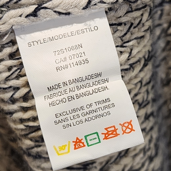 RDI women's V neck faux suede elbow patched sweater size M - Picture 9 of 10